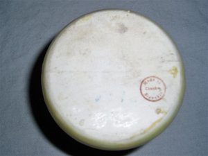 Czech 2-Handled Vase, Porcelain Opalescent Glaze
