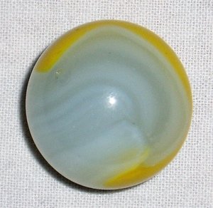 Sale 46% Off, Akro Agate Marble, Yellow Ace, Large 1"