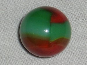 Vintage Marble King Watermelon, 5/8""