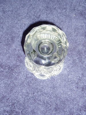 Toothpick Holder/Bud Vase, Lead Crystal, Fan & Diamond