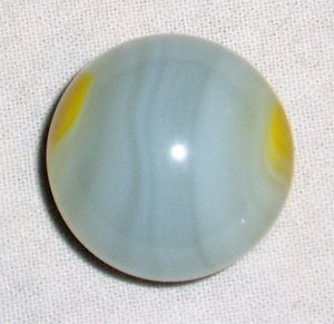 Sale 46% Off, Akro Agate Marble, Yellow Ace, Large 1"