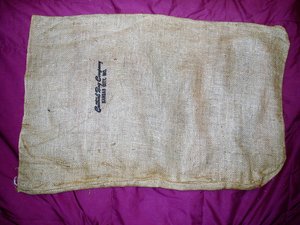 Burlap Sack, Pawlowski Farms, Argyle Minnesota, Farm Scene Graphic