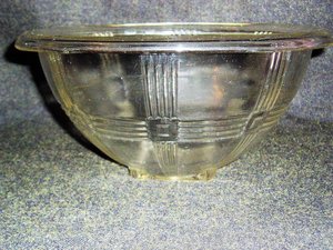 Criss Cross Mixing Bowl, Hazel Atlas, Vintage
