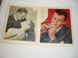 Handmade Scrapbook, John Wayne, Hollywood Movie Star