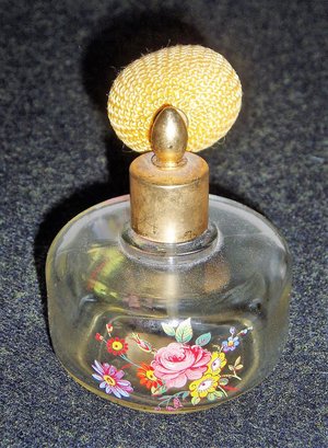 Perfume Atomizer, Holmspray 300/16, Floral Design, Vintage
