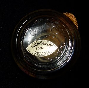Perfume Atomizer, Holmspray 300/16, Floral Design, Vintage