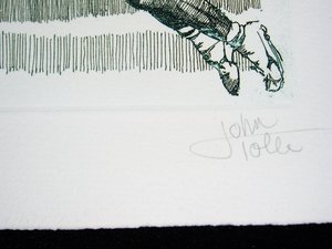 Bob Tolle "Match Point" Numbered Print, Low Number 10/100