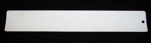 Vintage Metal Ruler, Mortuary Advertising, Merrick, Sibley Iowa