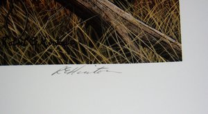 Robert Hinton Numbered Print, Grass Lake Gathering, Free USA Shipping