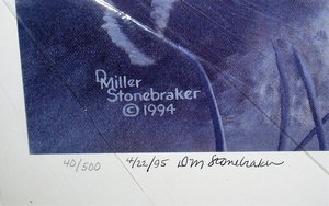 Signed Numbered Print, Crescendo, Labrador Retriever, Debbie Miller Stonebraker