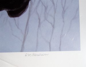 Signed Numbered Print, Tried and True, Black Labrador Retriever, Debbie Miller Stonebraker, Free USA Shipping