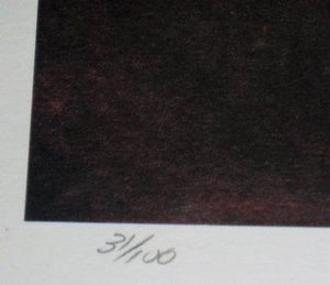 Signed Numbered Print, Hunter's Dream, Linda Conradsen, #31/100, Free USA Shipping