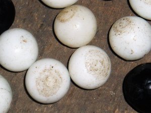 Antique Ballot Box with Original Handmade Marbles, Huge Discount