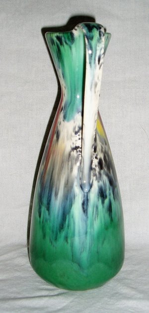 Üebelacker Keramik West Germany Handled Vase / Ewer