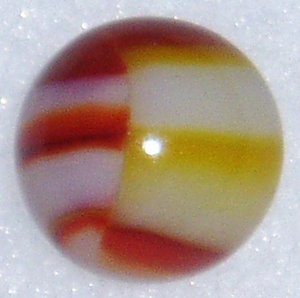 Peltier Ketchup & Mustard Marble, National Line Rainbo, .554, Wet-Mint, Free USA Shipping