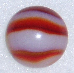 Peltier Ketchup & Mustard Marble, National Line Rainbo, .554, Wet-Mint, Free USA Shipping