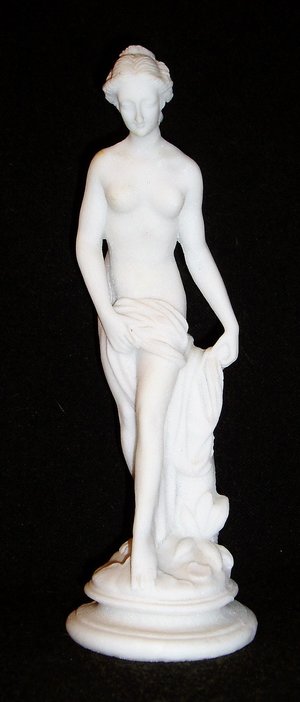 Salt Stone Figurine, Classic Nude, Venus de Milo Style, Italy