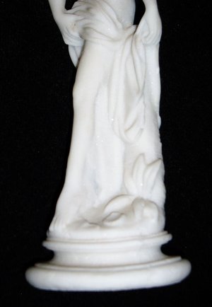 Salt Stone Figurine, Classic Nude, Venus de Milo Style, Italy
