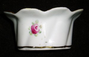 Ceramic Nut Cup, Gilded, Hand Painted