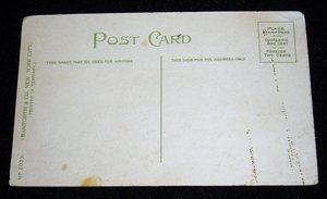Silk Postcard Raphael Kirchner, Girl Amid Bulrushes, Art Nouveau