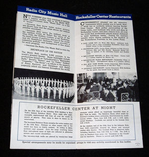 Vintage Brochure, Rockefeller Center Radio City