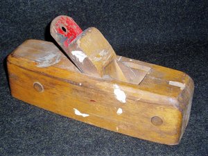 Antique Coffin-Style Wood Plane