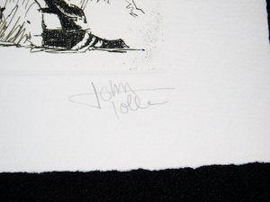 Bob Tolle "Dodger Blue" Numbered Print, Low Number 8/100