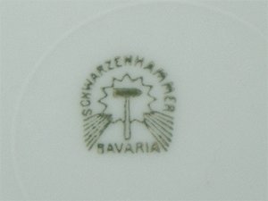 Schwarzenhammer Pierced Porcelain Bowl, Crane Heron Design