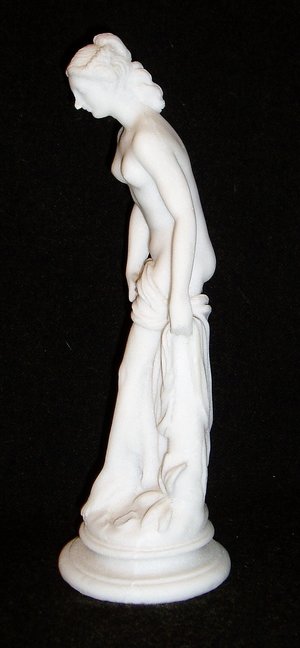 Salt Stone Figurine, Classic Nude, Venus de Milo Style, Italy