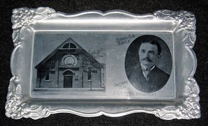 Aluminum Tray, Rising Sun Temple, Chicago, Illinois