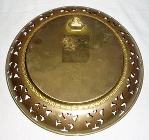 Brass Pierced Plates, Foil Pictures, Wall Hangings, England
