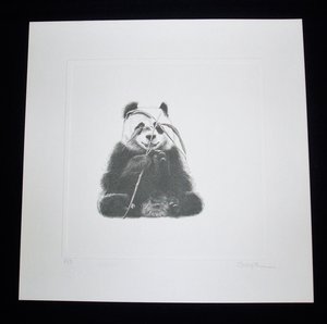 Thorpe, Panda Bear Publishers Print, "She Loves Me, She Loves Me Not..."
