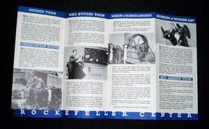 Vintage Brochure, Rockefeller Center Radio City