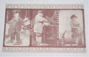 Our Gang Postcard, Wheezer, Joe Cobb, Harry Spear, Coupon Card, 2nd Card Ships Free