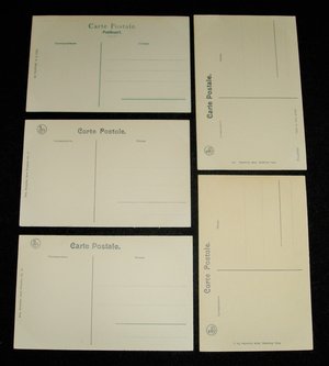 Postcard Group BE1, Brussels Belgium, 5 Unused Cards, 2nd Card Ships Free