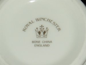 Cup & Saucer, Royal Winchester, Magnolia, England Bone China, Free USA Shipping