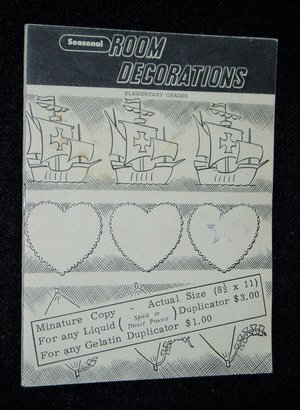 Salesman Sample, Seasonal Room Decorations, Continental Press, Child's Education Booklet