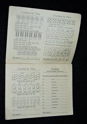 Salesman Sample, Exploring Numberland, Continental Press, Child's Education Booklet