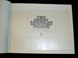 The Great American Shooting Prints, Coffee Table Book
