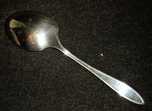 Community Silverplate, "Adam" Casserole Spoon, Free USA Shipping