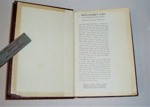 First Edition, McGonnigle's Lake, Rutherford Montgomery, Junior Literary Guild