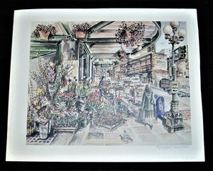 Art Print, First Avenue From Drakes, Sarah Clementson, Free USA Shipping