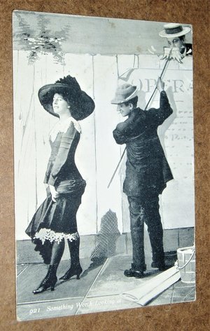 Antique Postcard, Something Worth Looking At, Sexy Humor, Additional Cards Ship Free