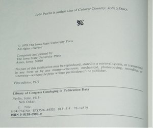 First Edition, Nels Oskar, Jolie Paylin
