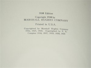 Pictured Knowledge, 1936, Ornate Embossed Cover