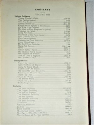 Pictured Knowledge, 1936, Ornate Embossed Cover