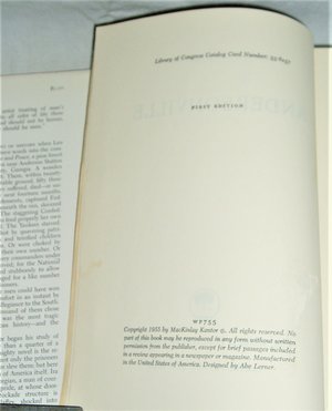Signed First Edition, Andersonville, MacKinlay Kantor, Civil War Prison Camp, Shipping Included USA