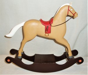 Handmade Wooden Rocking Horse