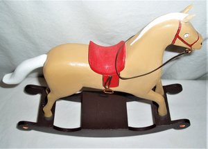 Handmade Wooden Rocking Horse