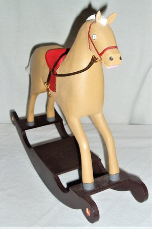 Handmade Wooden Rocking Horse